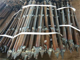 浙江厂家生产注浆管  倒角刺钢锚管  数控打孔
