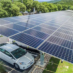专业供应单多晶太阳能板 厂家定做太阳能汽车棚 光伏板车棚