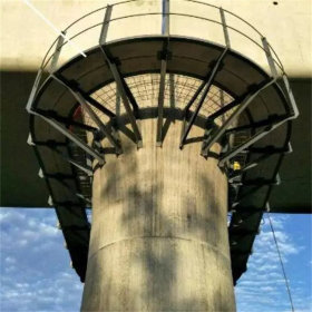 莱迪科技 桥墩吊围栏 高铁桥梁隧道墩身吊围栏施工按图定制